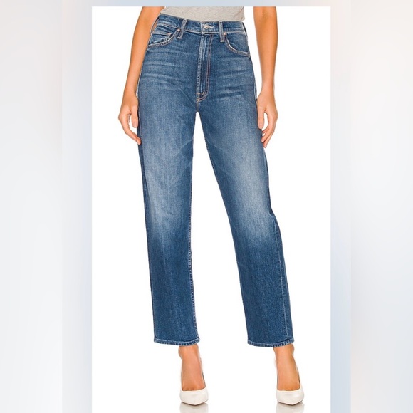 MOTHER Denim - Mother High Waisted Study Hover in Treating Myself